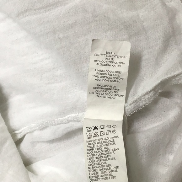 Beautiful white cotton lucky brand dress - Picture 8 of 8